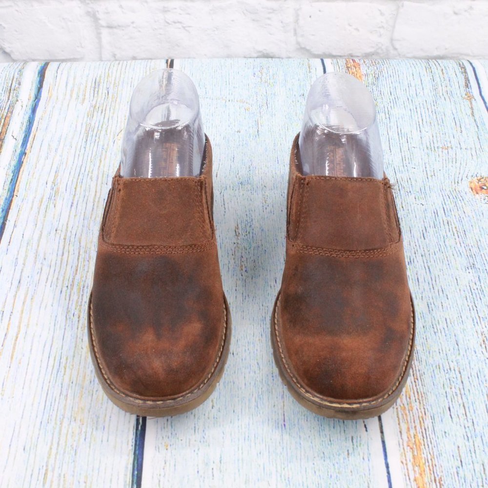 TIMBERLAND Leather Mule Clog Comfort Slip On 8 M - Picture 5 of 9